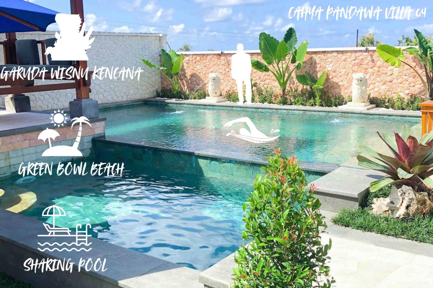Cahya Pandawa Villa 4 Ungasan Esterno foto